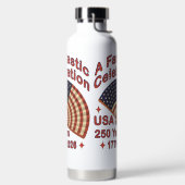 USA 250 Years Patriotic Fan Design – 1776-2026 Waterfles (Links)