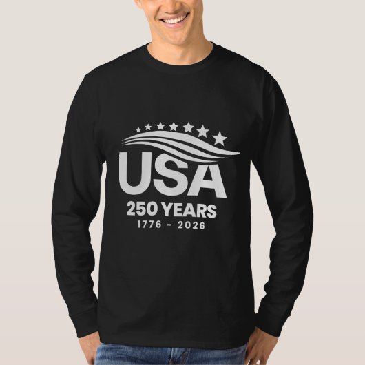 USA 250 years T-shirt (Voorkant)