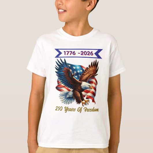 USA 250 Years  T-shirt (Voorkant)