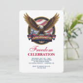 USA 250e verjaardag BBQ Kaart (Staand voorkant)