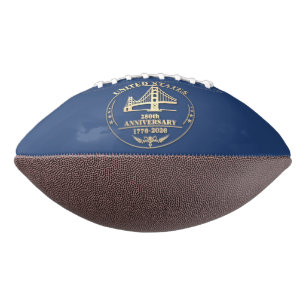 USA 250e verjaardag Golden Gate goud ontwerp American Football