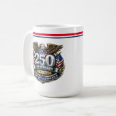 USA 250e verjaardag koffiemok (Voorkant links)