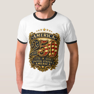 USA 250e verjaardag Patriottisch T-shirt 1776-2026