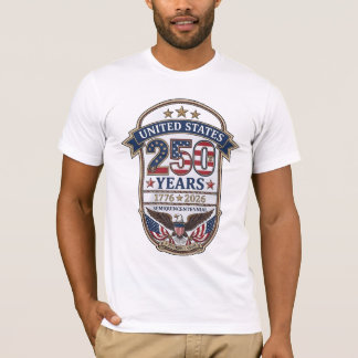 USA 250e verjaardag Patriottische Adelaar | 1776–2 T-shirt