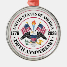 USA 250e verjaardag Patriottische Adelaar Embleem
