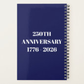 USA 250e verjaardag Patriottische Planner (Achterkant)