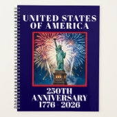 USA 250e verjaardag Patriottische Planner (Voorkant)