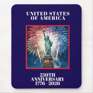 USA 250e verjaardag Patriottische Planner  Muismat