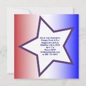 USA 250e verjaardag Souvenir - Patriotisch Kaart (Achterkant)