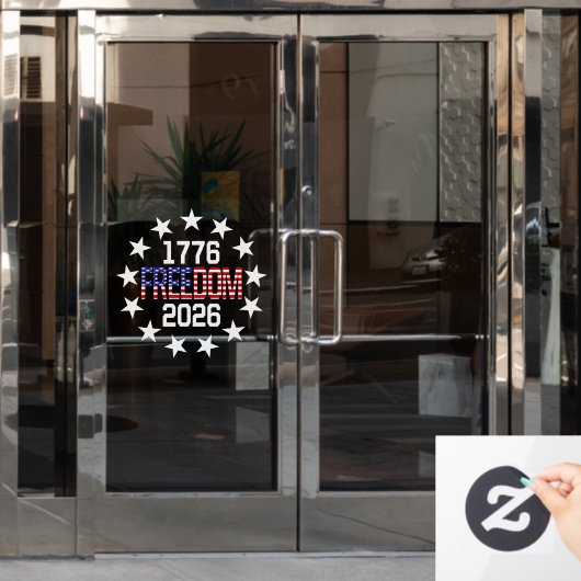 USA 250e verjaardag vrijheid auto raam sticker (Kantoordeur)