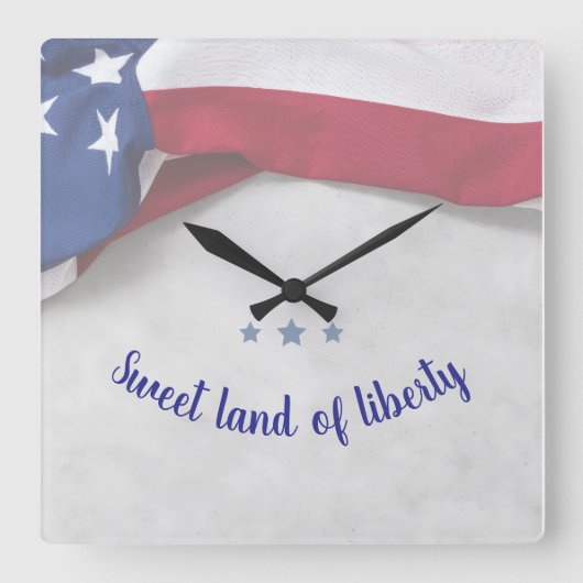 USA 250e verjaardag wandklok (Voorkant)