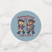 USA 250ste Jubileum Souvenir - Patriottisch Confetti (Kleine voorkant)