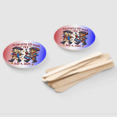 USA 250ste Jubileum Souvenir - Patriottisch Handwaaier (Niet-gemonteerd)