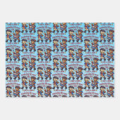 USA 250ste Jubileum Souvenir - Patriottisch Inpakpapier Vel (Voorkant)