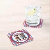 USA 250ste Jubileum Souvenir - Patriottisch Kartonnen Onderzetters (Insitu)