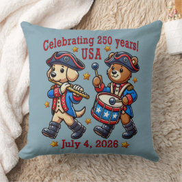 USA 250ste Jubileum Souvenir - Patriottisch Kussen