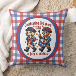 USA 250ste Jubileum Souvenir - Patriottisch Kussen