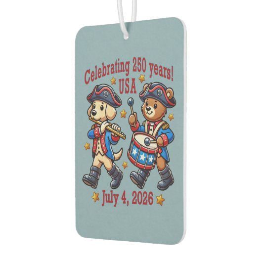 USA 250ste Jubileum Souvenir - Patriottisch Luchtverfrisser (Links)