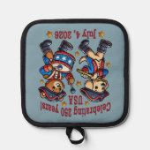 USA 250ste Jubileum Souvenir - Patriottisch Pannenlap (Voorkant)