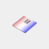 USA 250ste Jubileum Souvenir - Patriottisch Post-it® Notes (Schuin)