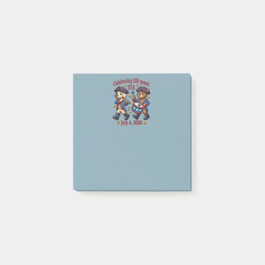 USA 250ste Jubileum Souvenir - Patriottisch Post-it® Notes (Voorkant)