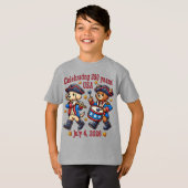 USA 250ste Jubileum Souvenir - Patriottisch T-shirt (Voorkant volledig)