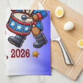 USA 250ste Jubileum Souvenir - Patriottisch Theedoek (Quarter Fold)