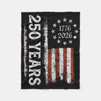 Usa 250ste verjaardag Amerikaanse vlag Adelaar Pat Fleece Deken