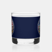 USA 250ste verjaardag embleem Whisky Glas (Links)