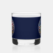 USA 250ste verjaardag embleem Whisky Glas (Rechts)