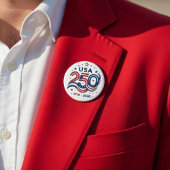 USA 250th 1776-2026 Ronde Button 7,6 Cm