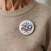 USA 250th 1776-2026 Ronde Button 7,6 Cm