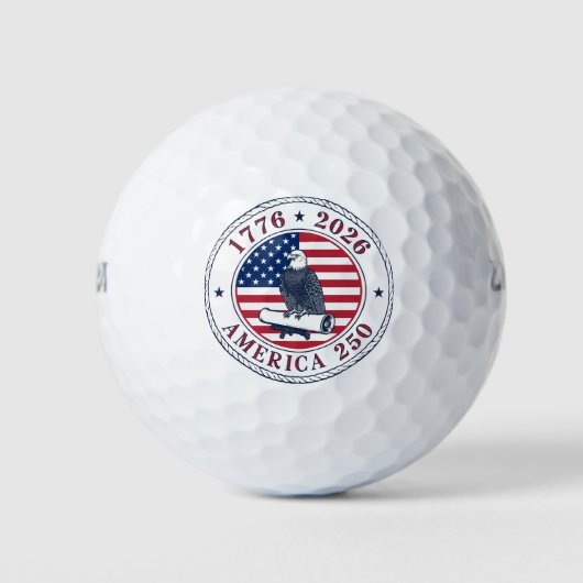 USA 250th Anniversary 1776-2026 Golfballen (Voorkant)