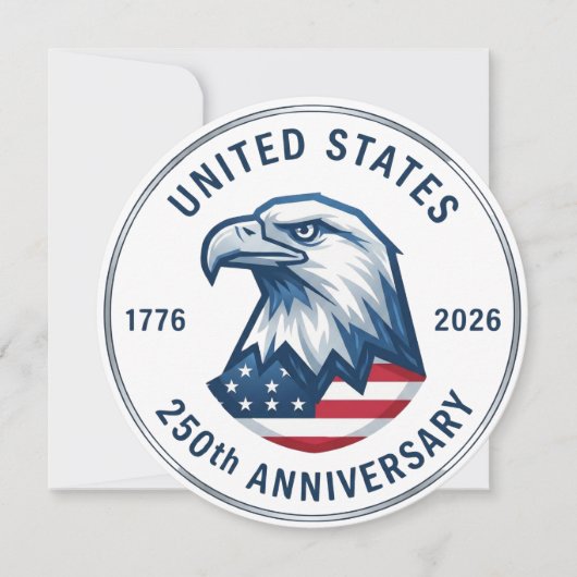 USA 250th Anniversary 1776-2026 Kaart (Voorkant)