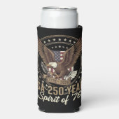 USA 250th Anniversary – America 1776–2026 Seltzer Blikjeskoeler (Seltzer Voorkant)