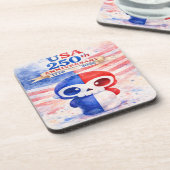 USA 250th Anniversary Bier Onderzetter (Linkerzijde)