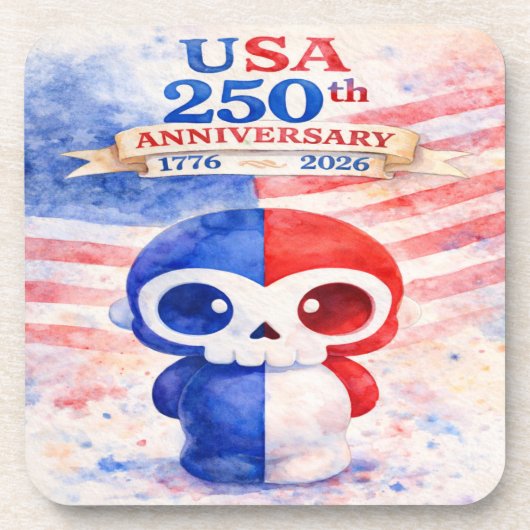 USA 250th Anniversary Bier Onderzetter (Voorkant)