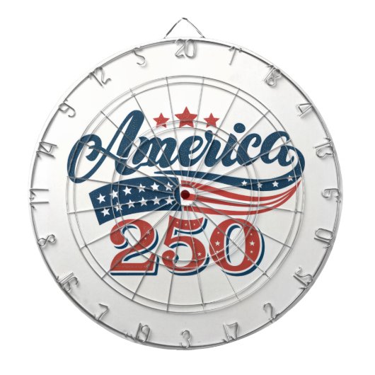 USA 250th Anniversary Dartbord (Voorkant)