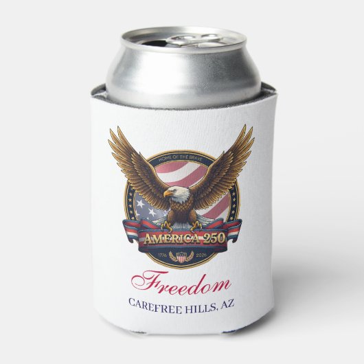 USA 250th Anniversary Event Blikjeskoeler (Blikje Voorkant)