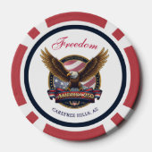 USA 250th Anniversary Event Poker Chips (Achterkant)