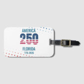 USA 250th Anniversary Florida  Bagagelabel (Voorkant (horizontaal))