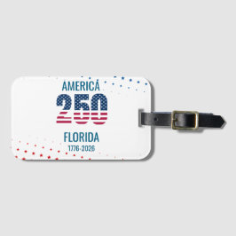 USA 250th Anniversary Florida Bagagelabel