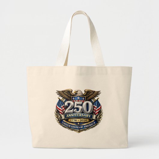 USA 250th Anniversary Jumbo Tote Bag (Voorkant)