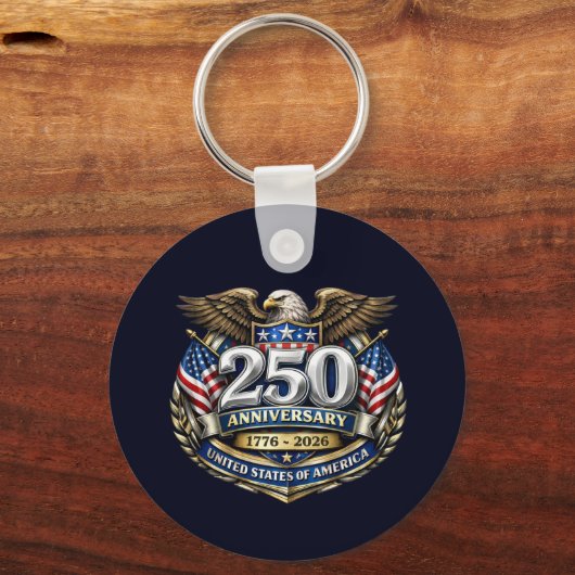 USA 250th Anniversary Keychain (Achterkant)