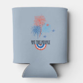 USA 250th Anniversary Patriotic Gnome Can Cooler  (Achterkant)