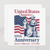 USA 250th Anniversary Semiquincentennial 1776-2026 Kaart (Voorkant / Achterkant)