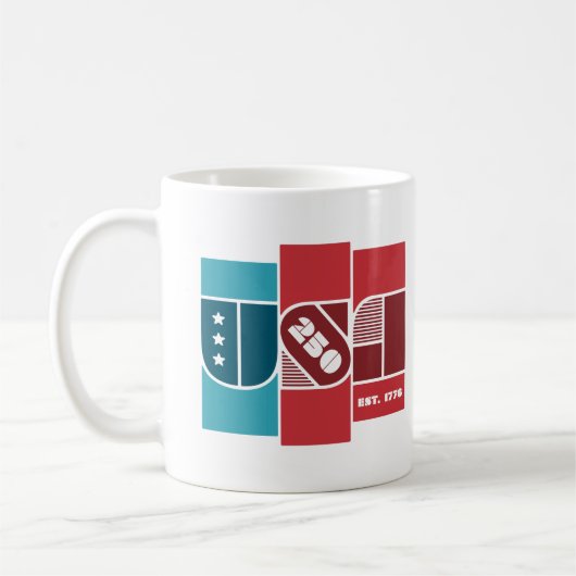 USA 250th Koffiemok (Links)