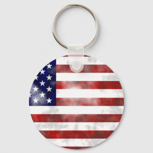 USA 2,25-inch Basic Button Sleutelhanger