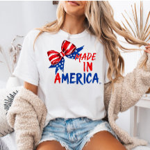 USA 4 juli T-shirt, patriottisch cadeau voor haar
