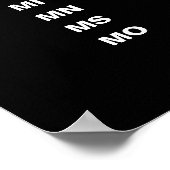 USA 50 States Vertical Minimalist  Poster (Hoek)